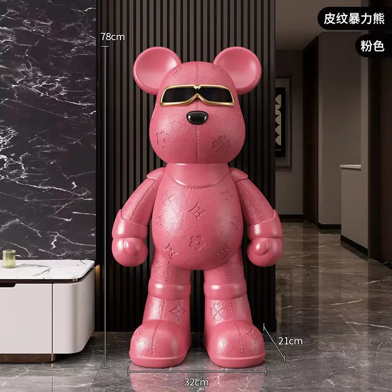 XXL Stylish Bear Scultpure 78-98cm (Various Colors)