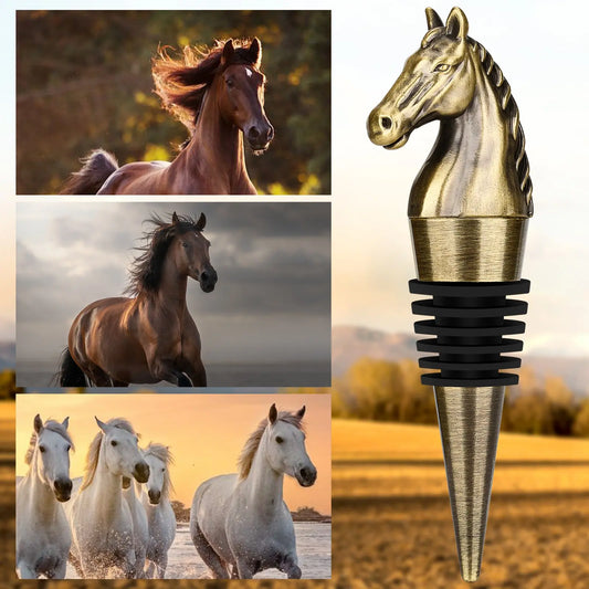 Horse Head Wine Bottle Stopper