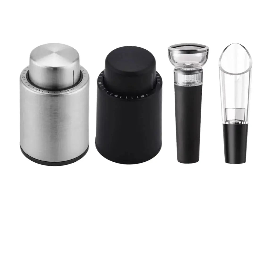 Vacuum Wine Stopper Stainless Steel Wine Savers Vacuum Pump