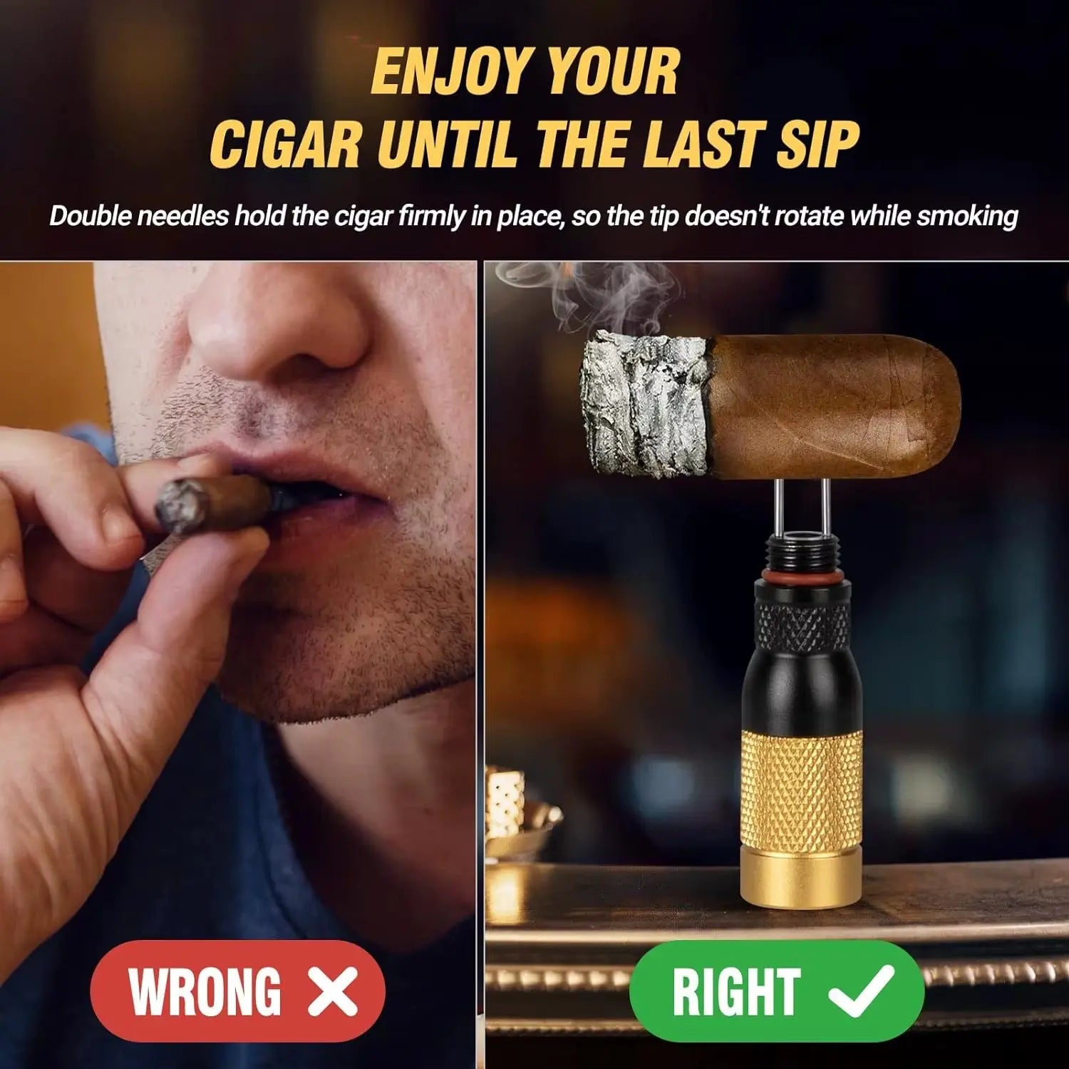 Ultimate 4-in-1 Cigar Draw Enhancer Kit: Cigar Punch, Twin Nubber & Stainless Steel Double End Punch