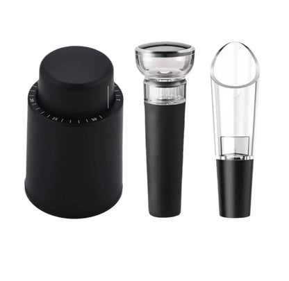 Vacuum Wine Stopper Stainless Steel Wine Savers Vacuum Pump