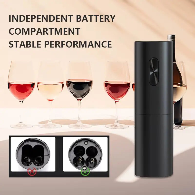 Electric Wine Opener Set - Automatic Charging & Battery Powered