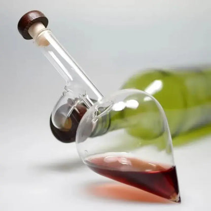 Peach-Shaped Red Wine Aerator & Portable Pourer