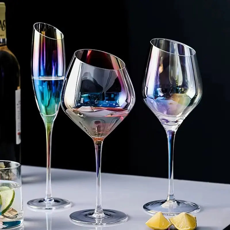 Nordic Style Color Changing Crystal Champagne Glasses