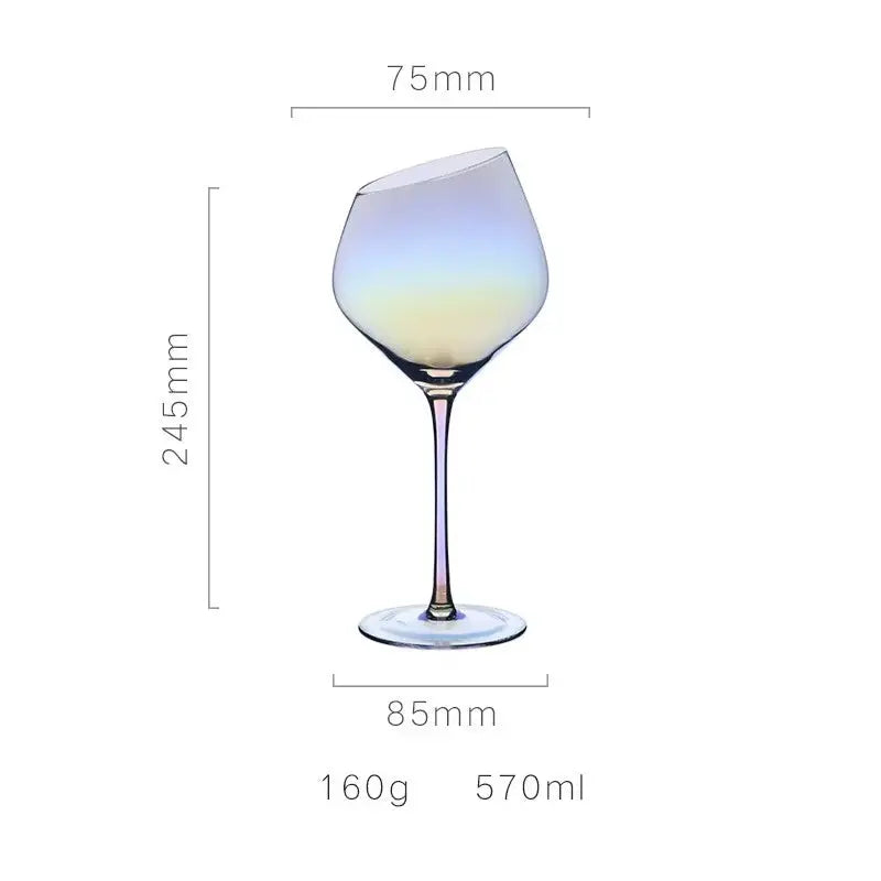 Nordic Style Color Changing Crystal Champagne Glasses