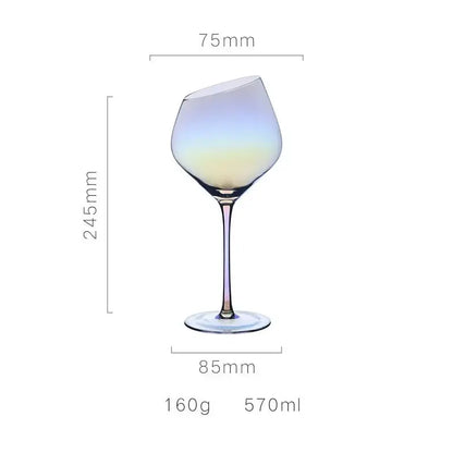 Nordic Style Color Changing Crystal Champagne Glasses