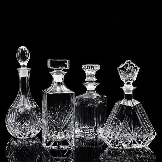 Elegant Crystal Whiskey Decanter (6 Styles)