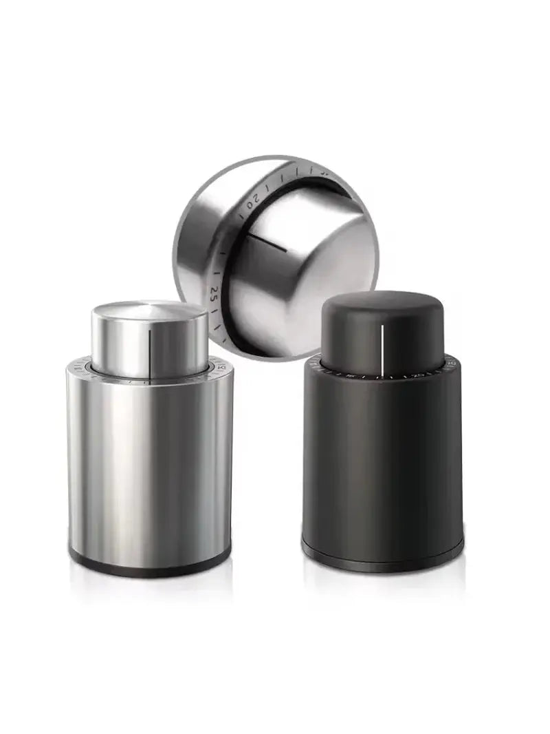 Vacuum Wine Stopper Stainless Steel Wine Savers Vacuum Pump