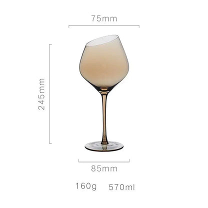 Nordic Style Color Changing Crystal Champagne Glasses