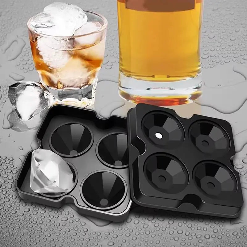 3D Silicone Ice Cube Tray