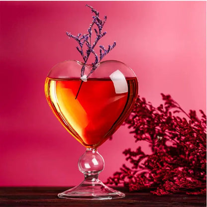 Heart-Shaped Borosilicate Glass Wine Dispenser