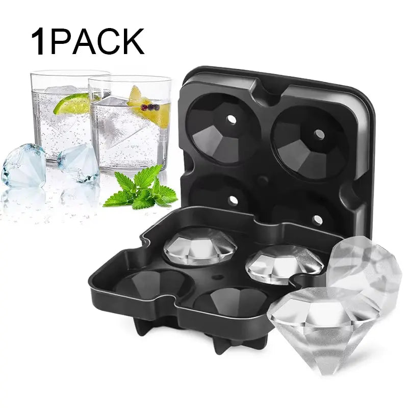 3D Silicone Ice Cube Tray