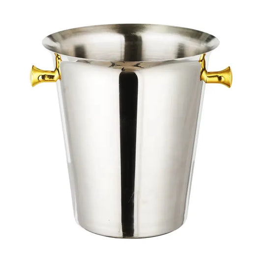 Premium Stainless Steel Ice Bucket - Gold, Silver, Bronze