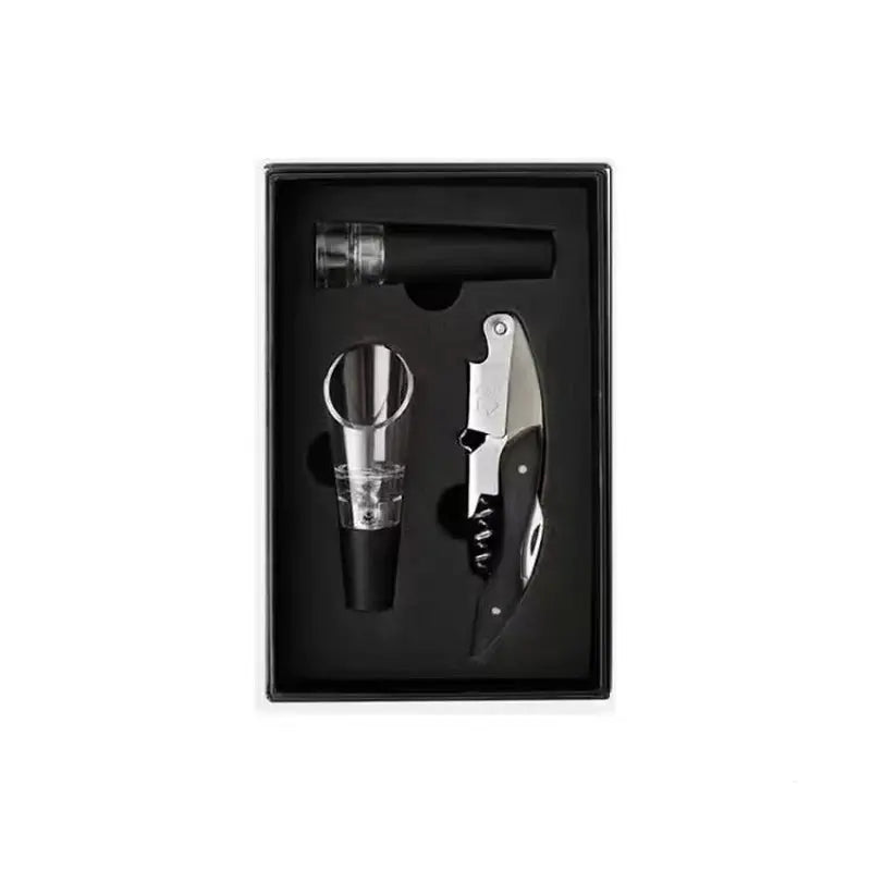 Wood Handle Corkscrew Wine Opener Gift Set