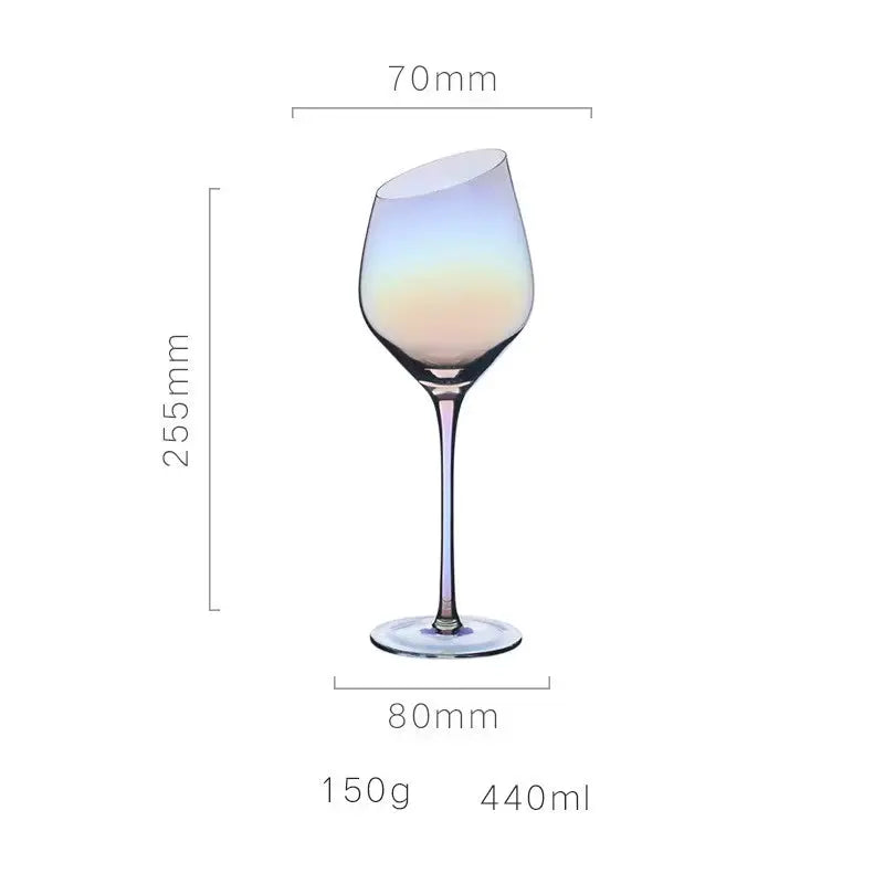 Nordic Style Color Changing Crystal Champagne Glasses