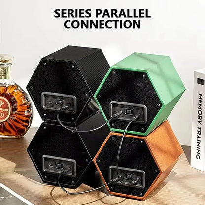 Watch Winder Box Automatic PU Leather Global Universal Power Cord