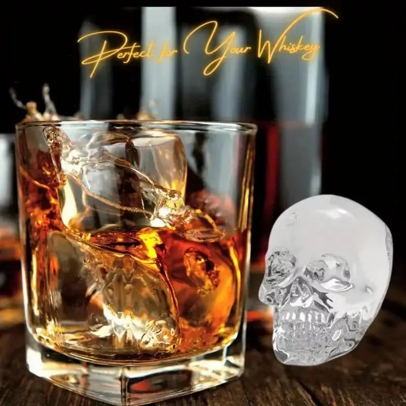 Skull Ice Cube Tray - 3D Silicone Mold 4/6