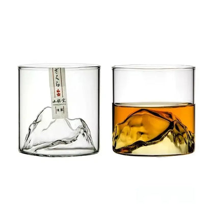 Elegant Japan Whiskey Glass in Wooden Gift Box (2 Designs)