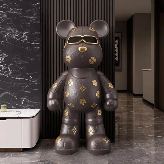 XXL Stylish Bear Scultpure 78-98cm (Various Colors)