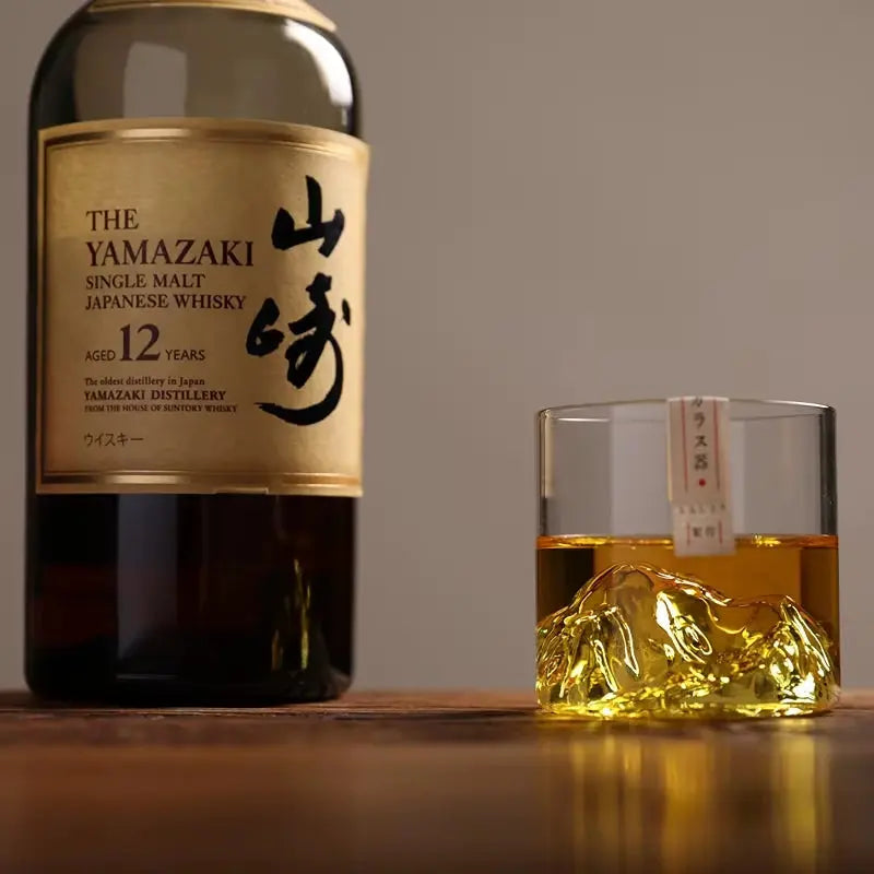 Elegant Japan Whiskey Glass in Wooden Gift Box (2 Designs)
